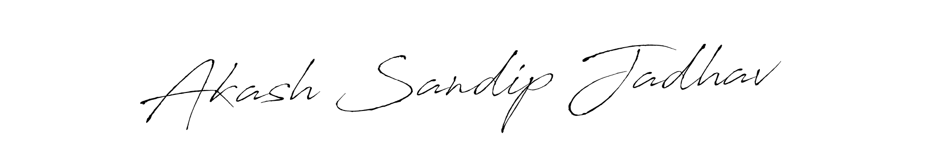 Also You can easily find your signature by using the search form. We will create Akash Sandip Jadhav name handwritten signature images for you free of cost using Antro_Vectra sign style. Akash Sandip Jadhav signature style 6 images and pictures png