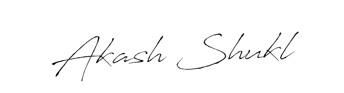 This is the best signature style for the Akash Shukl name. Also you like these signature font (Antro_Vectra). Mix name signature. Akash Shukl signature style 6 images and pictures png