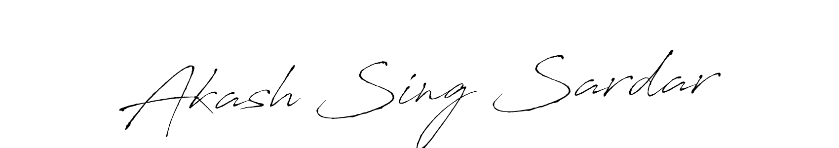 Make a beautiful signature design for name Akash Sing Sardar. Use this online signature maker to create a handwritten signature for free. Akash Sing Sardar signature style 6 images and pictures png