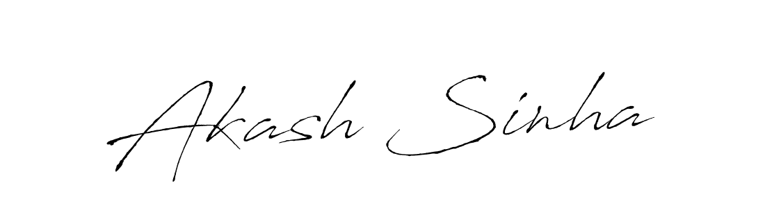 It looks lik you need a new signature style for name Akash Sinha. Design unique handwritten (Antro_Vectra) signature with our free signature maker in just a few clicks. Akash Sinha signature style 6 images and pictures png