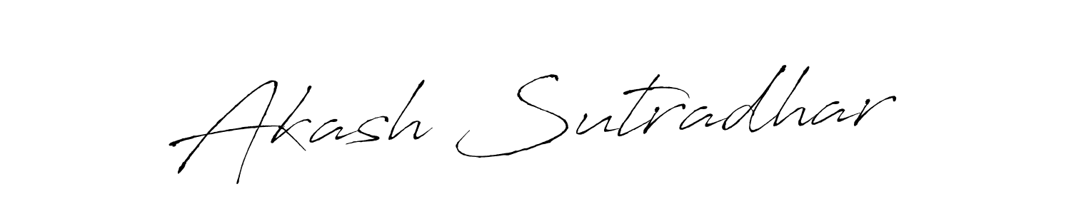 This is the best signature style for the Akash Sutradhar name. Also you like these signature font (Antro_Vectra). Mix name signature. Akash Sutradhar signature style 6 images and pictures png