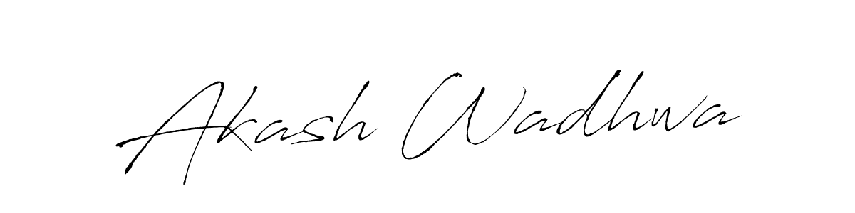 Antro_Vectra is a professional signature style that is perfect for those who want to add a touch of class to their signature. It is also a great choice for those who want to make their signature more unique. Get Akash Wadhwa name to fancy signature for free. Akash Wadhwa signature style 6 images and pictures png