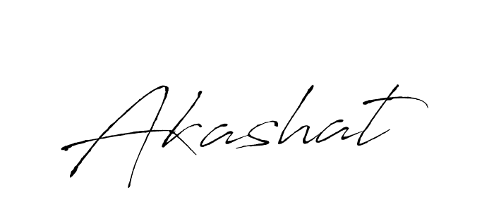 Make a beautiful signature design for name Akashat. With this signature (Antro_Vectra) style, you can create a handwritten signature for free. Akashat signature style 6 images and pictures png
