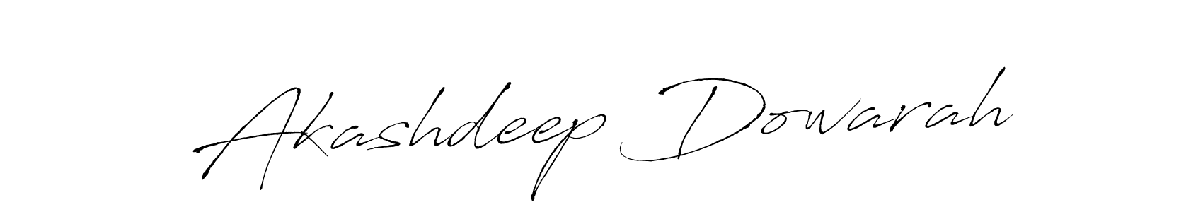 How to make Akashdeep Dowarah name signature. Use Antro_Vectra style for creating short signs online. This is the latest handwritten sign. Akashdeep Dowarah signature style 6 images and pictures png