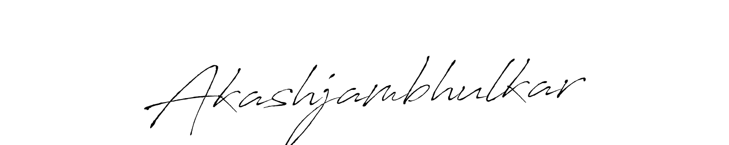 Create a beautiful signature design for name Akashjambhulkar. With this signature (Antro_Vectra) fonts, you can make a handwritten signature for free. Akashjambhulkar signature style 6 images and pictures png