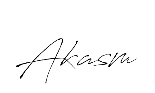 How to make Akasm name signature. Use Antro_Vectra style for creating short signs online. This is the latest handwritten sign. Akasm signature style 6 images and pictures png
