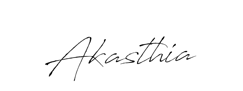 Create a beautiful signature design for name Akasthia. With this signature (Antro_Vectra) fonts, you can make a handwritten signature for free. Akasthia signature style 6 images and pictures png