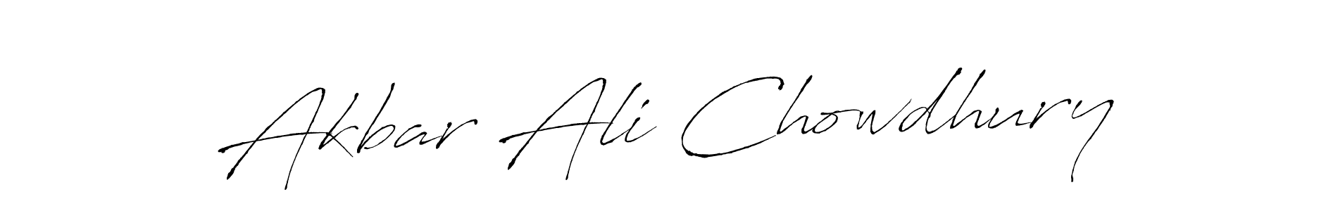 Use a signature maker to create a handwritten signature online. With this signature software, you can design (Antro_Vectra) your own signature for name Akbar Ali Chowdhury. Akbar Ali Chowdhury signature style 6 images and pictures png