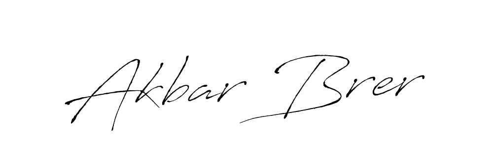 Create a beautiful signature design for name Akbar Brer. With this signature (Antro_Vectra) fonts, you can make a handwritten signature for free. Akbar Brer signature style 6 images and pictures png