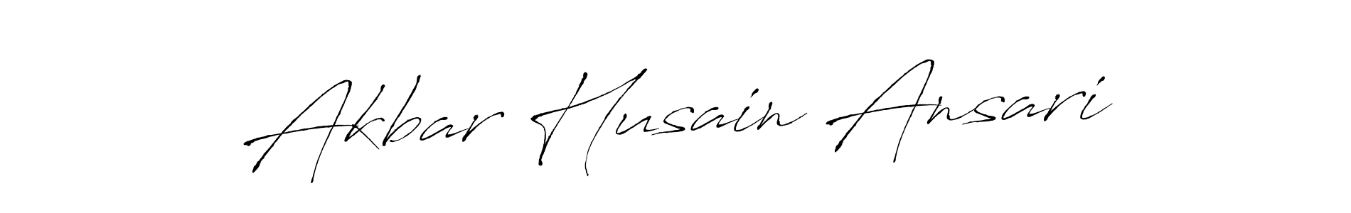 Similarly Antro_Vectra is the best handwritten signature design. Signature creator online .You can use it as an online autograph creator for name Akbar Husain Ansari. Akbar Husain Ansari signature style 6 images and pictures png