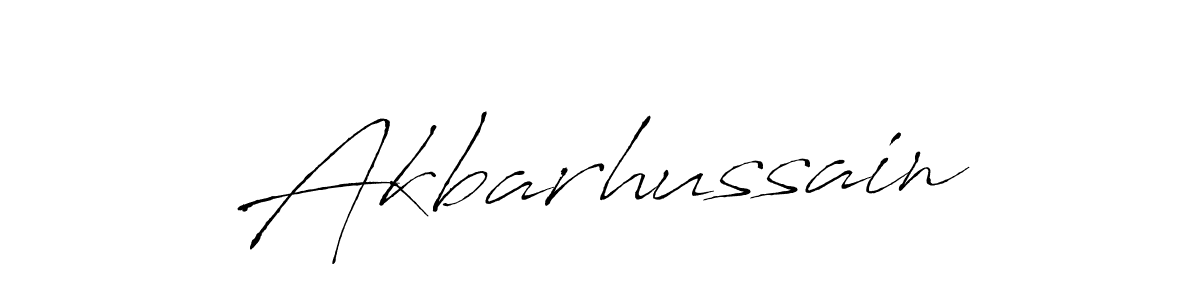 Use a signature maker to create a handwritten signature online. With this signature software, you can design (Antro_Vectra) your own signature for name Akbarhussain. Akbarhussain signature style 6 images and pictures png
