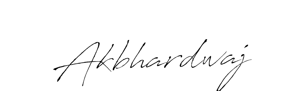 Make a beautiful signature design for name Akbhardwaj. With this signature (Antro_Vectra) style, you can create a handwritten signature for free. Akbhardwaj signature style 6 images and pictures png