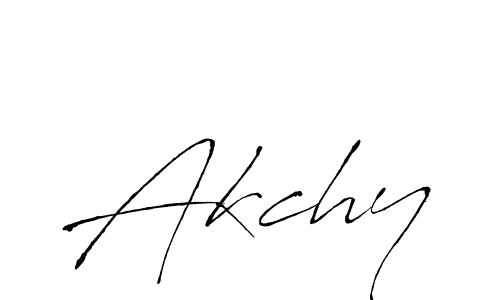 Also You can easily find your signature by using the search form. We will create Akchy name handwritten signature images for you free of cost using Antro_Vectra sign style. Akchy signature style 6 images and pictures png