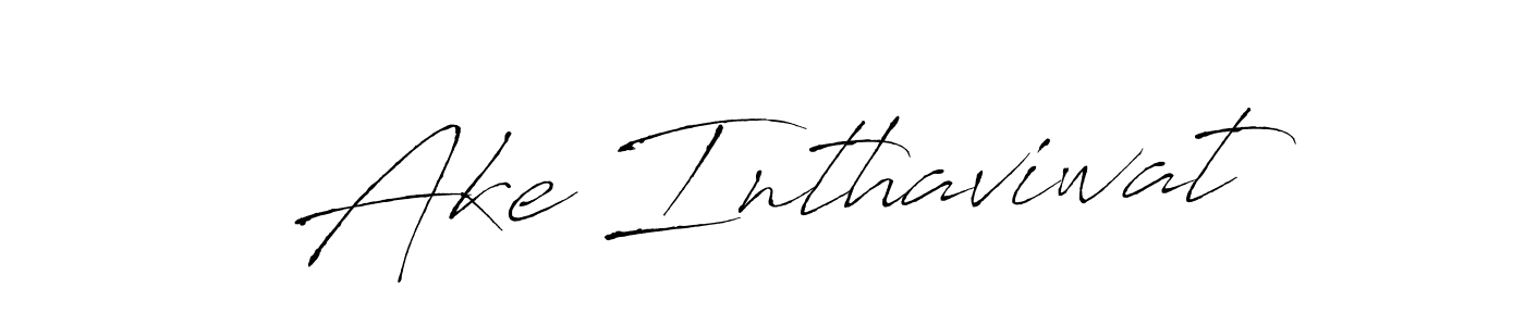 How to make Ake Inthaviwat signature? Antro_Vectra is a professional autograph style. Create handwritten signature for Ake Inthaviwat name. Ake Inthaviwat signature style 6 images and pictures png
