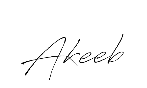 Create a beautiful signature design for name Akeeb. With this signature (Antro_Vectra) fonts, you can make a handwritten signature for free. Akeeb signature style 6 images and pictures png