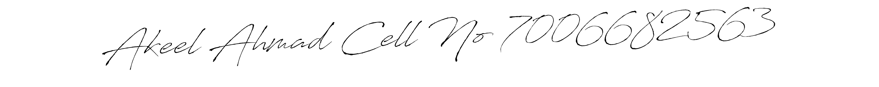 How to make Akeel Ahmad Cell No 7006682563 signature? Antro_Vectra is a professional autograph style. Create handwritten signature for Akeel Ahmad Cell No 7006682563 name. Akeel Ahmad Cell No 7006682563 signature style 6 images and pictures png