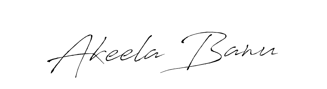 Create a beautiful signature design for name Akeela Banu. With this signature (Antro_Vectra) fonts, you can make a handwritten signature for free. Akeela Banu signature style 6 images and pictures png