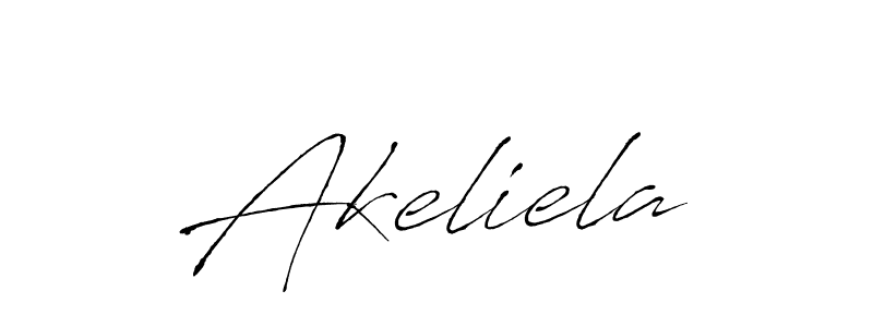 Akeliela stylish signature style. Best Handwritten Sign (Antro_Vectra) for my name. Handwritten Signature Collection Ideas for my name Akeliela. Akeliela signature style 6 images and pictures png