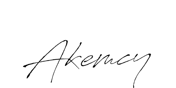Once you've used our free online signature maker to create your best signature Antro_Vectra style, it's time to enjoy all of the benefits that Akemcy name signing documents. Akemcy signature style 6 images and pictures png