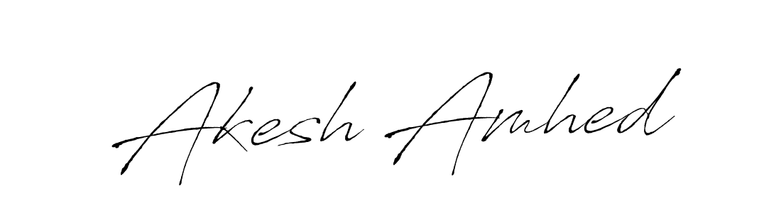 Make a beautiful signature design for name Akesh Amhed. Use this online signature maker to create a handwritten signature for free. Akesh Amhed signature style 6 images and pictures png