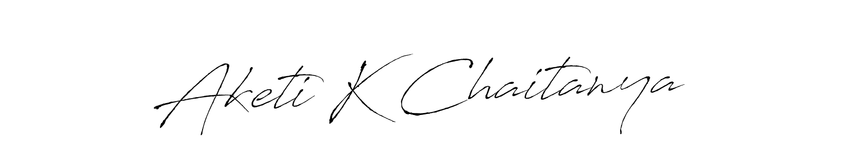 Once you've used our free online signature maker to create your best signature Antro_Vectra style, it's time to enjoy all of the benefits that Aketi K Chaitanya name signing documents. Aketi K Chaitanya signature style 6 images and pictures png