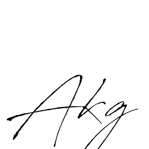 Make a beautiful signature design for name Akg. With this signature (Antro_Vectra) style, you can create a handwritten signature for free. Akg signature style 6 images and pictures png