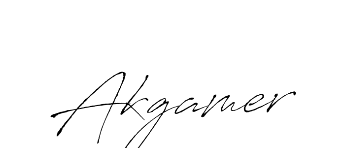 How to make Akgamer name signature. Use Antro_Vectra style for creating short signs online. This is the latest handwritten sign. Akgamer signature style 6 images and pictures png