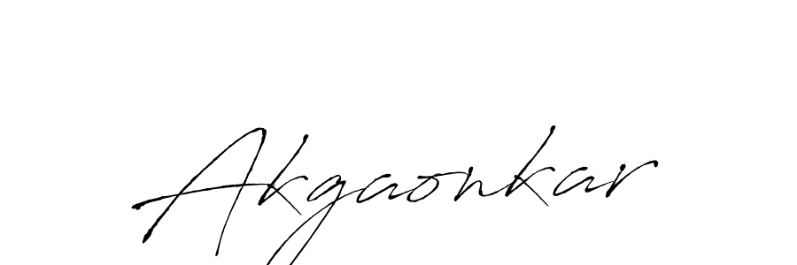 Make a beautiful signature design for name Akgaonkar. Use this online signature maker to create a handwritten signature for free. Akgaonkar signature style 6 images and pictures png