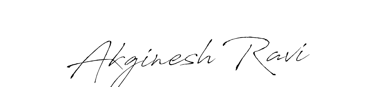 Akginesh Ravi stylish signature style. Best Handwritten Sign (Antro_Vectra) for my name. Handwritten Signature Collection Ideas for my name Akginesh Ravi. Akginesh Ravi signature style 6 images and pictures png
