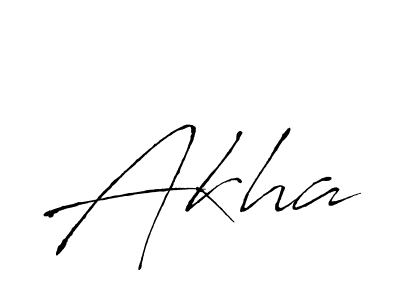 Make a beautiful signature design for name Akha. Use this online signature maker to create a handwritten signature for free. Akha signature style 6 images and pictures png