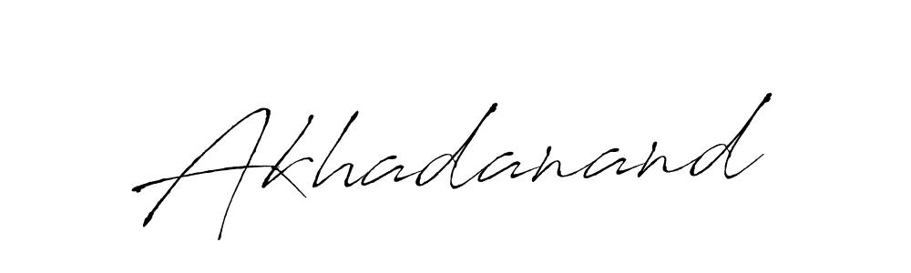 Also we have Akhadanand name is the best signature style. Create professional handwritten signature collection using Antro_Vectra autograph style. Akhadanand signature style 6 images and pictures png