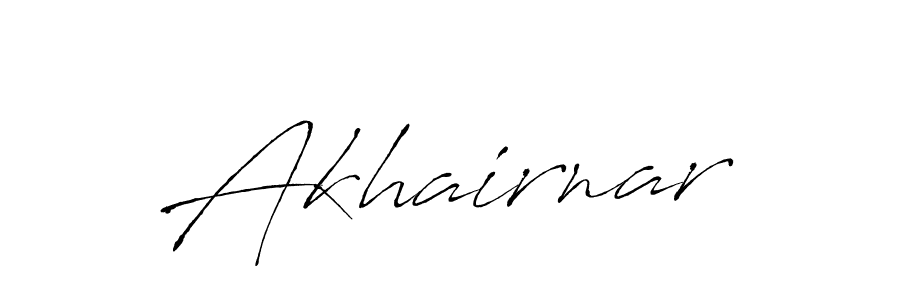 Use a signature maker to create a handwritten signature online. With this signature software, you can design (Antro_Vectra) your own signature for name Akhairnar. Akhairnar signature style 6 images and pictures png