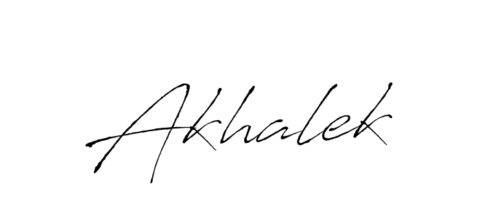 Also we have Akhalek name is the best signature style. Create professional handwritten signature collection using Antro_Vectra autograph style. Akhalek signature style 6 images and pictures png