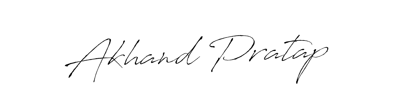 Design your own signature with our free online signature maker. With this signature software, you can create a handwritten (Antro_Vectra) signature for name Akhand Pratap. Akhand Pratap signature style 6 images and pictures png