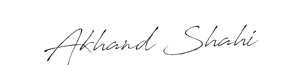 The best way (Antro_Vectra) to make a short signature is to pick only two or three words in your name. The name Akhand Shahi include a total of six letters. For converting this name. Akhand Shahi signature style 6 images and pictures png