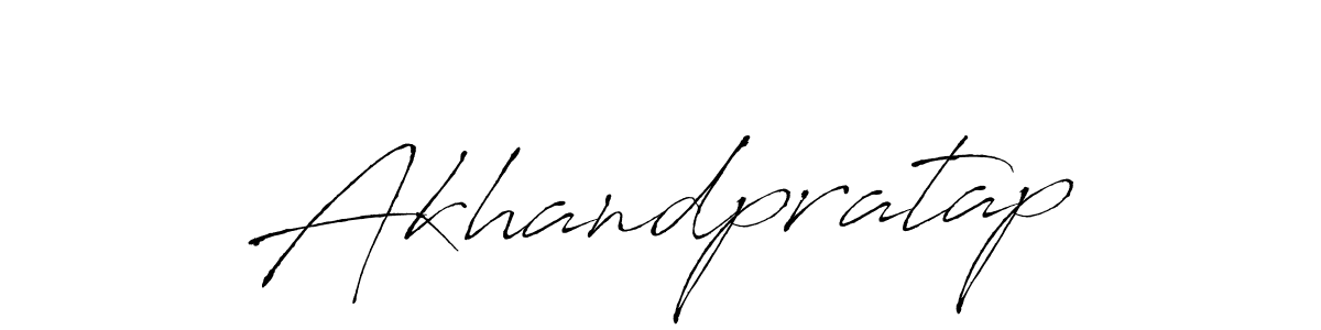 The best way (Antro_Vectra) to make a short signature is to pick only two or three words in your name. The name Akhandpratap include a total of six letters. For converting this name. Akhandpratap signature style 6 images and pictures png