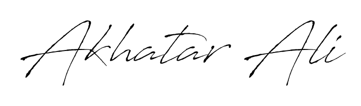 Discover the perfect balance of readability and style for Akhatar Ali with Antro_Vectra font. Create your dream signature today. Akhatar Ali signature style 6 images and pictures png