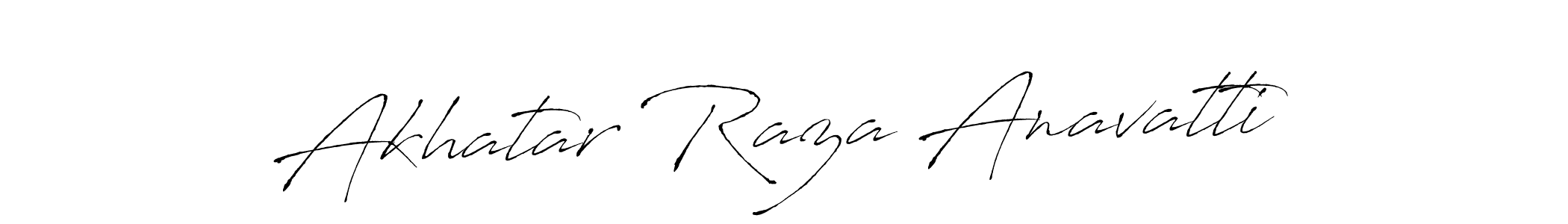 Also we have Akhatar Raza Anavatti name is the best signature style. Create professional handwritten signature collection using Antro_Vectra autograph style. Akhatar Raza Anavatti signature style 6 images and pictures png