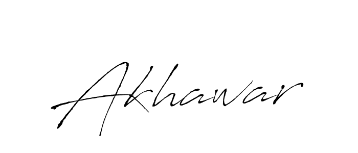 Make a beautiful signature design for name Akhawar. With this signature (Antro_Vectra) style, you can create a handwritten signature for free. Akhawar signature style 6 images and pictures png