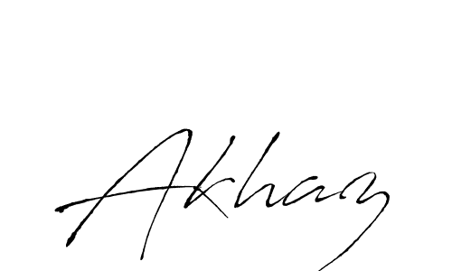 How to make Akhaz signature? Antro_Vectra is a professional autograph style. Create handwritten signature for Akhaz name. Akhaz signature style 6 images and pictures png