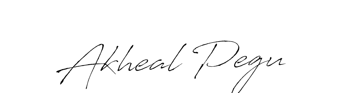 How to make Akheal Pegu name signature. Use Antro_Vectra style for creating short signs online. This is the latest handwritten sign. Akheal Pegu signature style 6 images and pictures png
