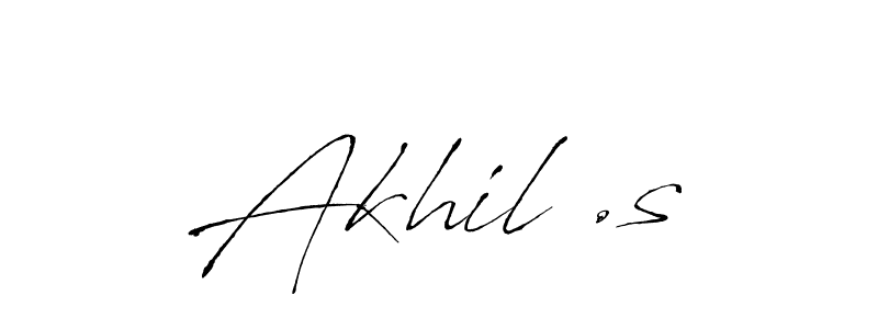 Antro_Vectra is a professional signature style that is perfect for those who want to add a touch of class to their signature. It is also a great choice for those who want to make their signature more unique. Get Akhil .s name to fancy signature for free. Akhil .s signature style 6 images and pictures png
