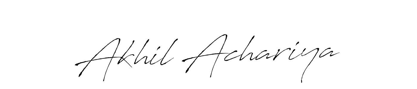 How to make Akhil Achariya signature? Antro_Vectra is a professional autograph style. Create handwritten signature for Akhil Achariya name. Akhil Achariya signature style 6 images and pictures png