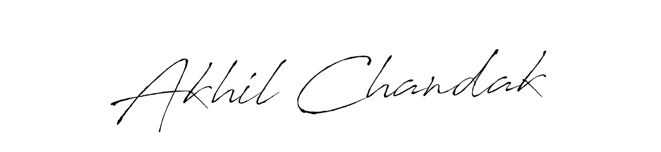 Use a signature maker to create a handwritten signature online. With this signature software, you can design (Antro_Vectra) your own signature for name Akhil Chandak. Akhil Chandak signature style 6 images and pictures png