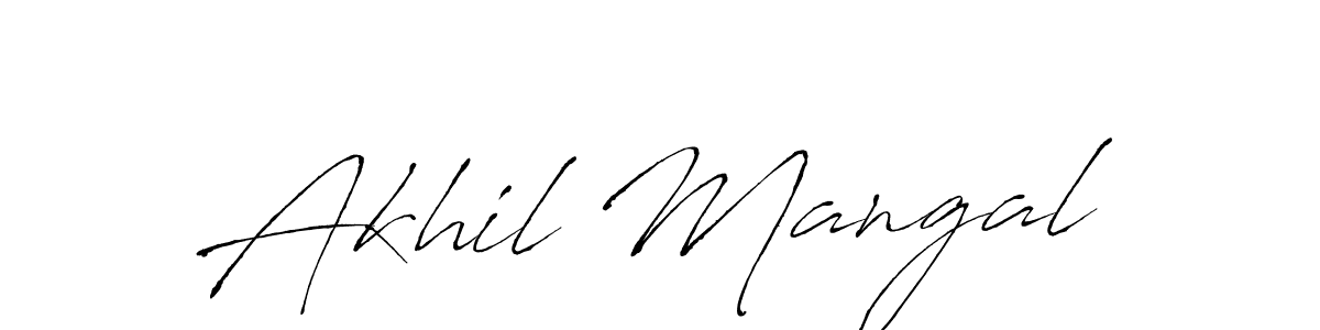 Use a signature maker to create a handwritten signature online. With this signature software, you can design (Antro_Vectra) your own signature for name Akhil Mangal. Akhil Mangal signature style 6 images and pictures png