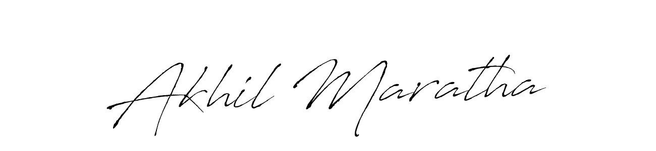 How to make Akhil Maratha signature? Antro_Vectra is a professional autograph style. Create handwritten signature for Akhil Maratha name. Akhil Maratha signature style 6 images and pictures png