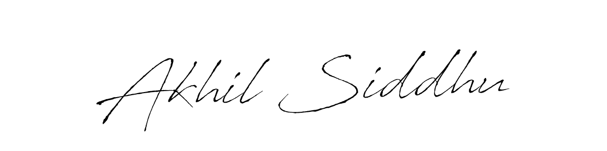Antro_Vectra is a professional signature style that is perfect for those who want to add a touch of class to their signature. It is also a great choice for those who want to make their signature more unique. Get Akhil Siddhu name to fancy signature for free. Akhil Siddhu signature style 6 images and pictures png