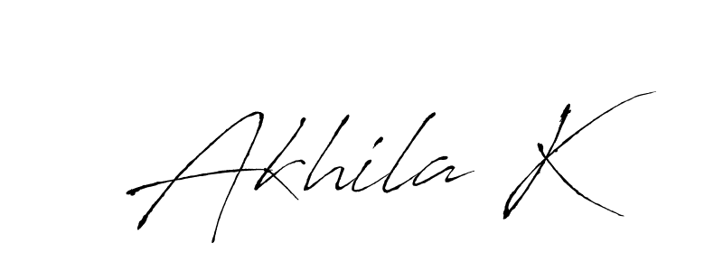 This is the best signature style for the Akhila K name. Also you like these signature font (Antro_Vectra). Mix name signature. Akhila K signature style 6 images and pictures png