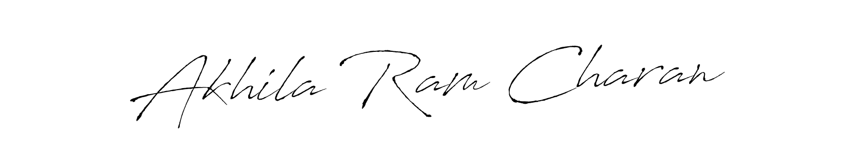 You should practise on your own different ways (Antro_Vectra) to write your name (Akhila Ram Charan) in signature. don't let someone else do it for you. Akhila Ram Charan signature style 6 images and pictures png