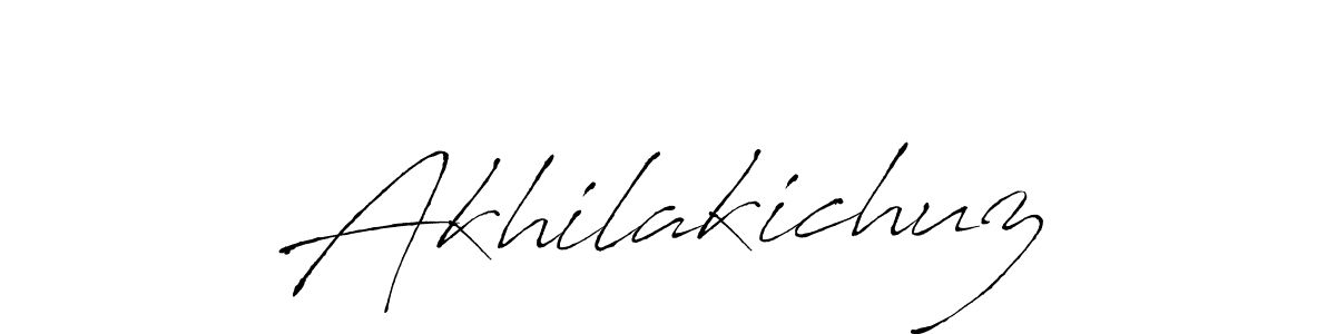 Antro_Vectra is a professional signature style that is perfect for those who want to add a touch of class to their signature. It is also a great choice for those who want to make their signature more unique. Get Akhilakichuz name to fancy signature for free. Akhilakichuz signature style 6 images and pictures png